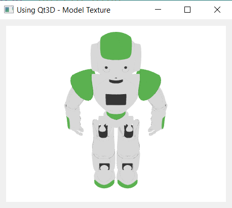 Qt3D Example - Model Texture