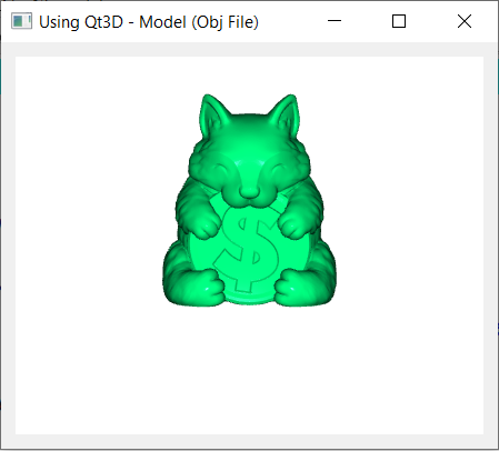 Qt3D Example - Model