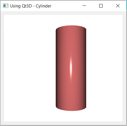 Qt3D Example - Drawing Cylinder