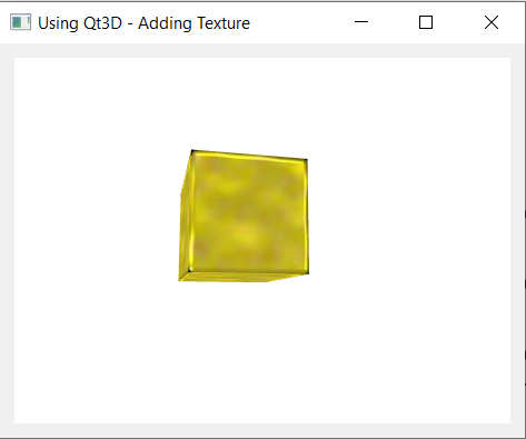 Qt3D Example - Texture