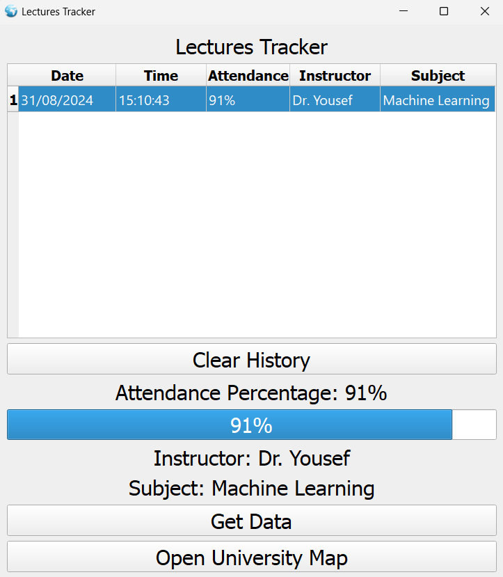 Lecture Tracker