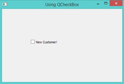 QCheckBox