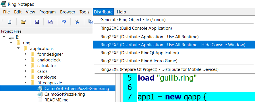 Ring Notepad - Distribute