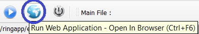 Ring Notepad - Run Web Application - shot 1