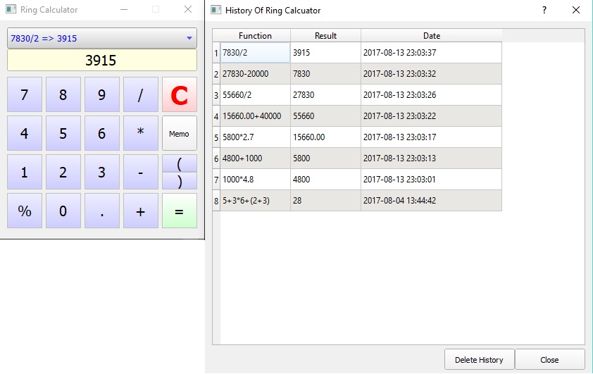 Calculator Application