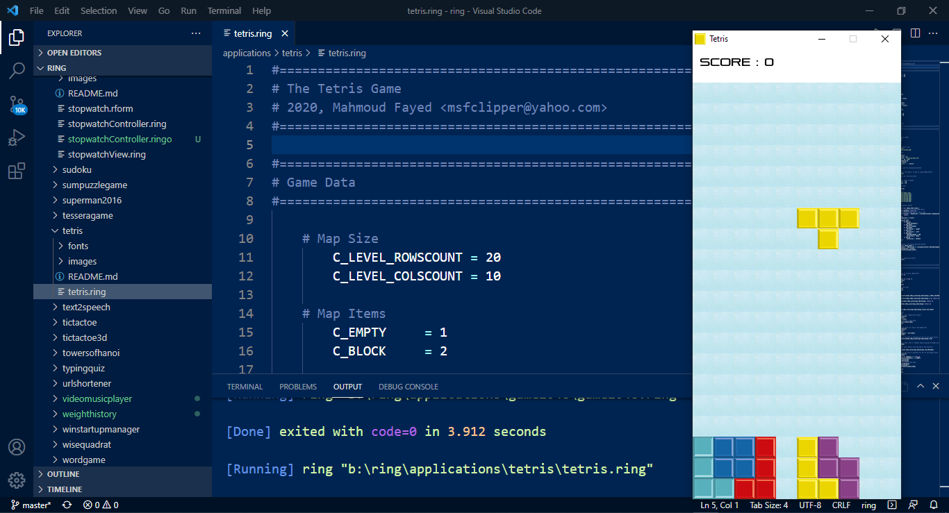 tetrisvscode