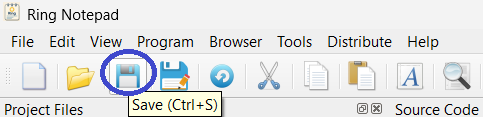 Using Ring Notepad